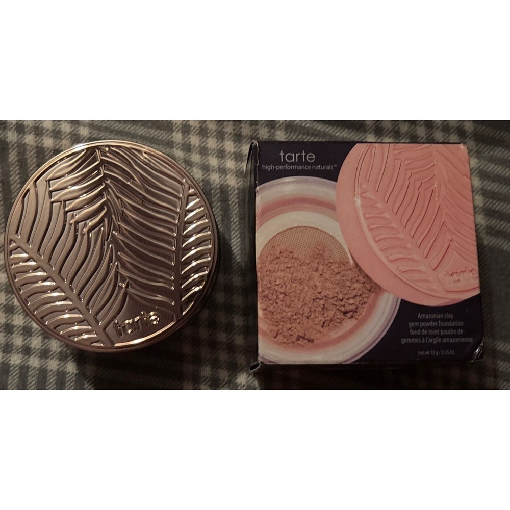 Tarte Amazonian Clay Gem Powder Foundation 27B LIGHT-MEDIUM BEIGE  - 0.35 oz